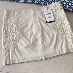 NEW Zara Leather Skirt, XS